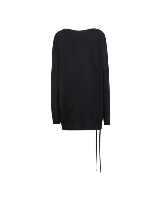 Ann Demeulemeester Truien & Vesten ,Zwart ,Wol Hendrika Trui in het Black