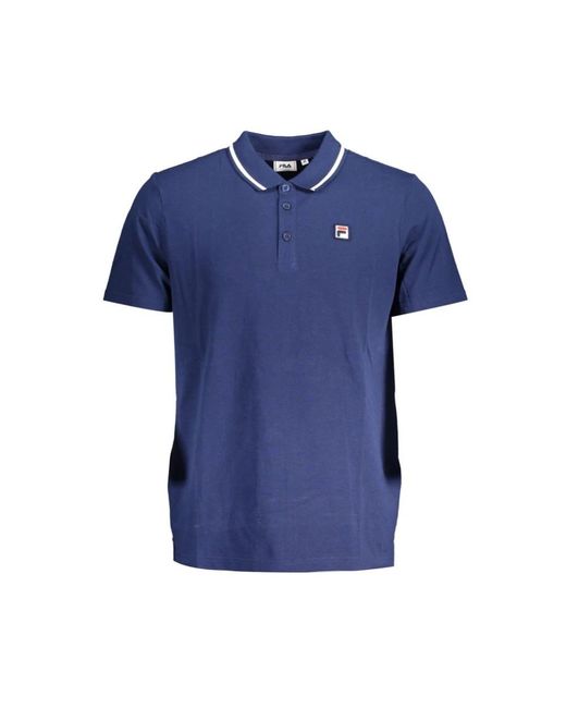 Polo blu classico di Fila in Blue da Uomo