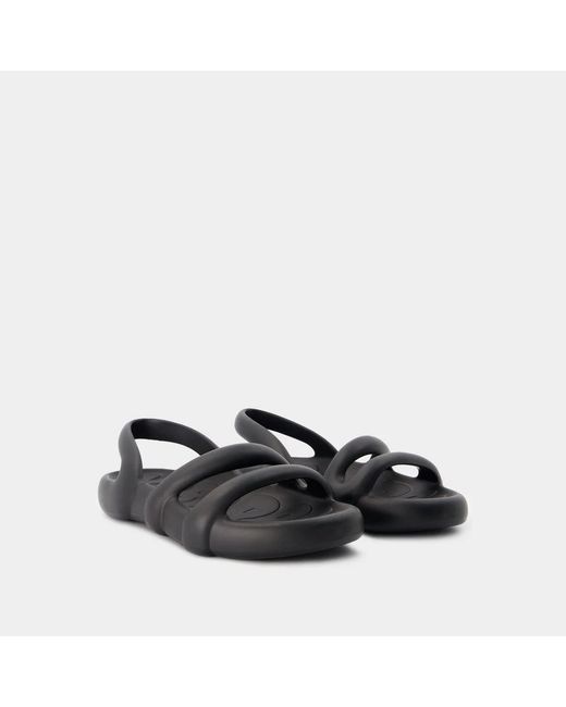Camper Black Flat Sandals