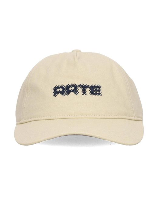 Arte' Pixel Logo Cap in Natural für Herren