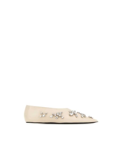Jil Sander Natural Ballerinas