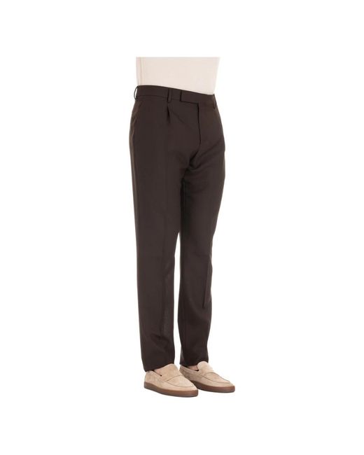Lardini Brown Suit Trousers for men