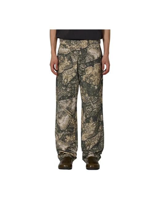 Roa Green Wide Trousers for men