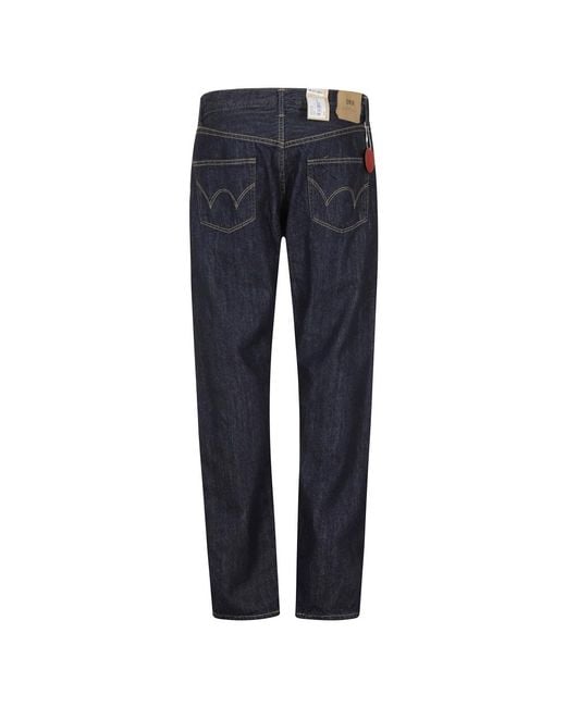 Edwin Blue Straight Fit Jeans for men