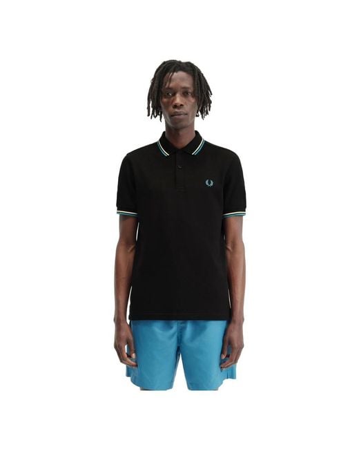 Fred Perry Black Classic Polo for men