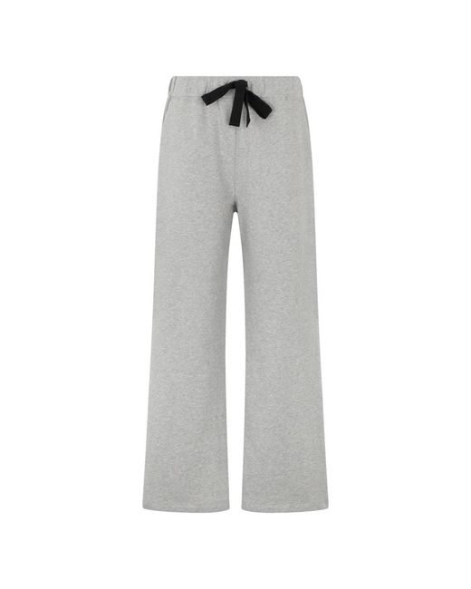 RED Valentino Gray Wide Trousers