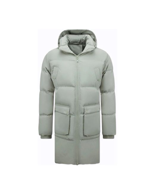 Local Fanatic Gray Down Jackets for men
