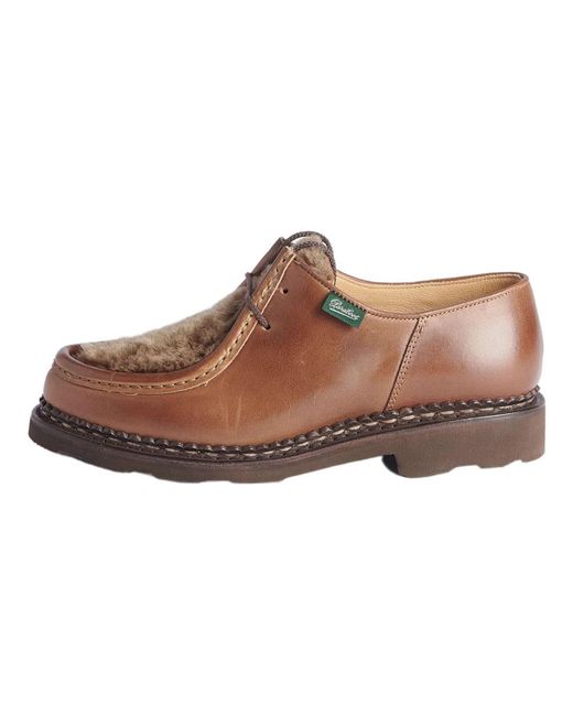 Paraboot Brown Laced Shoes