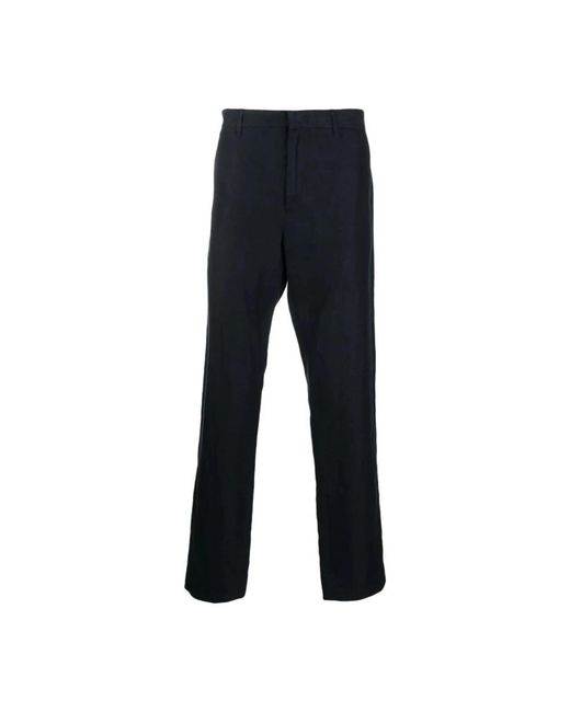 Vince Blue Straight Trousers for men