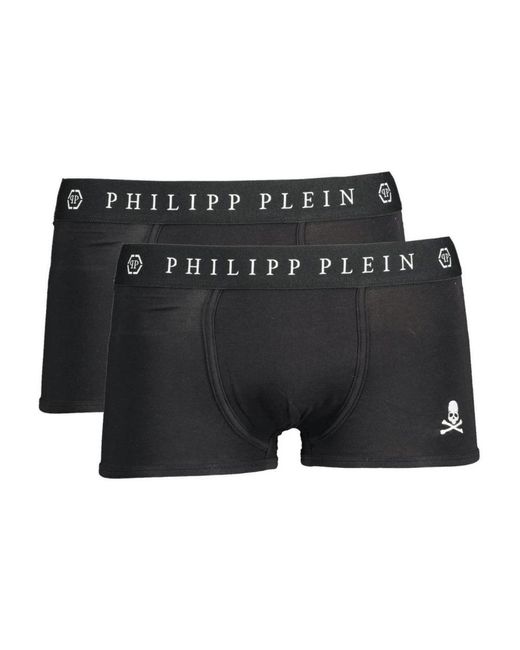 Philipp Plein Black Bottoms for men