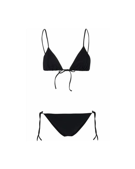 Lido Badmode ,Zwart ,Spandex Zwarte Zelfstrik Bikini in het Black