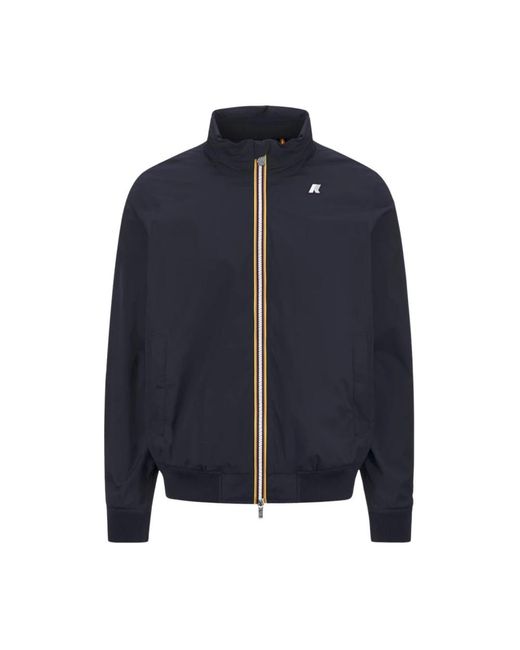 K-Way Amaury Stretch Nylon Jersey in het Blue voor heren