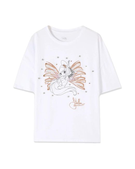 T-Shirts Oltre de color White
