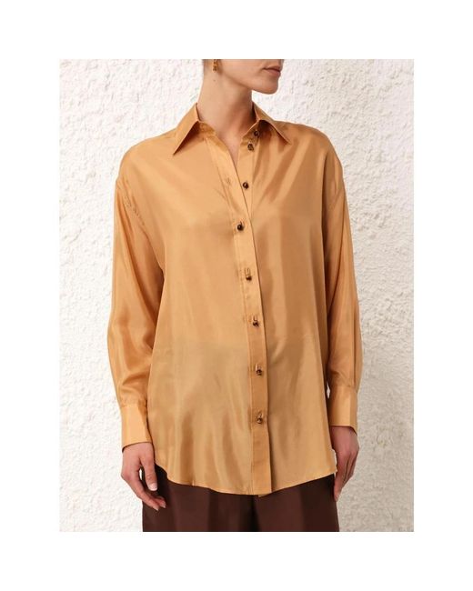 Zimmermann Brown Shirts