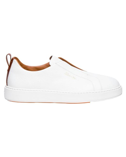 Sneakers di Santoni in White da Uomo