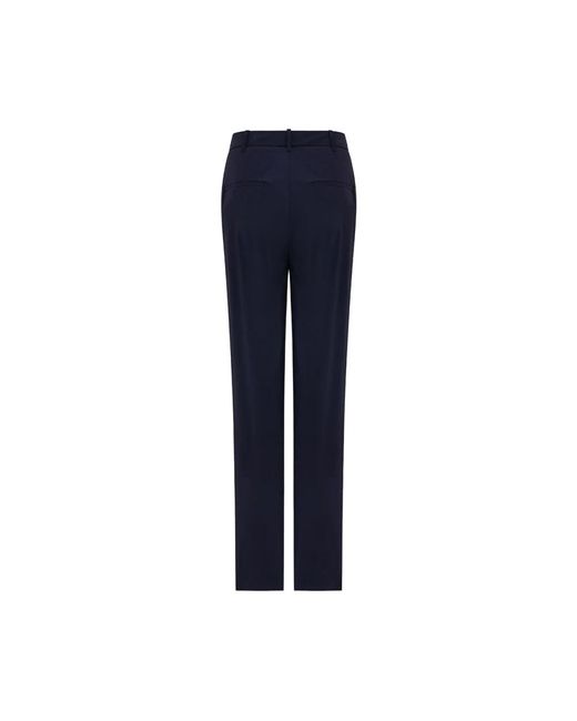 DUNO Broeken ,Blauw ,Klassieke Pantalone Cropped Broek in het Blue