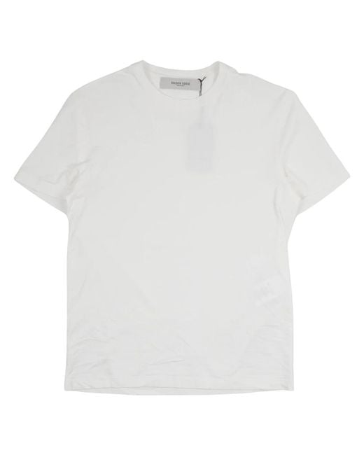 Golden Goose Deluxe Brand White T-Shirts for men
