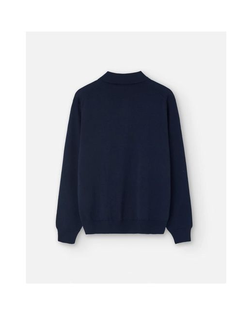 Maison Kitsuné Blue Polo Shirts for men