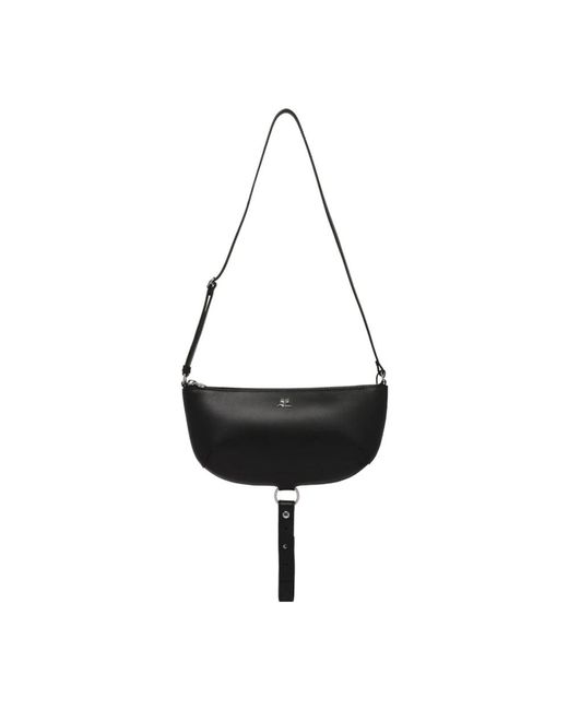 Courreges Black Shoulder Bags
