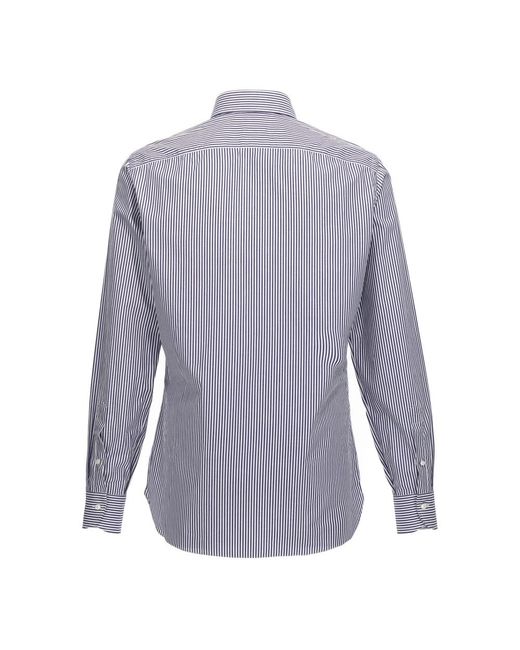 Borriello Blue Casual Shirts for men