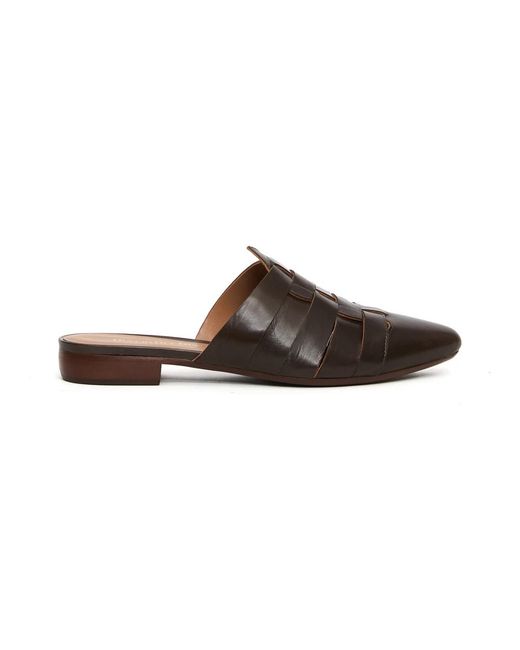 Duccio Del Duca Brown Mules