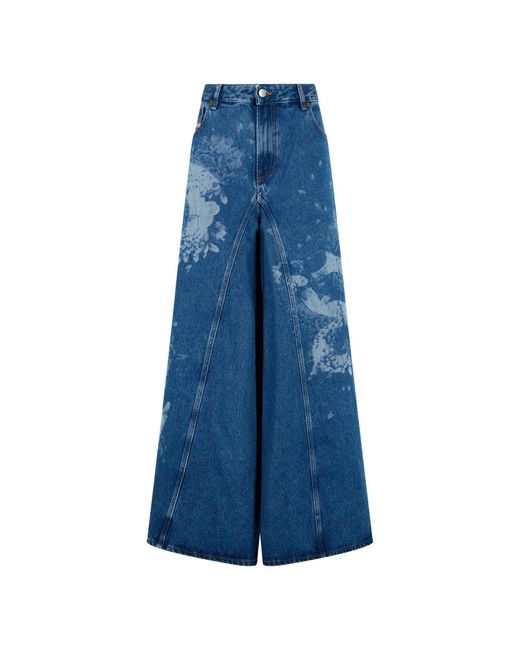 DIESEL Blue Wide Jeans