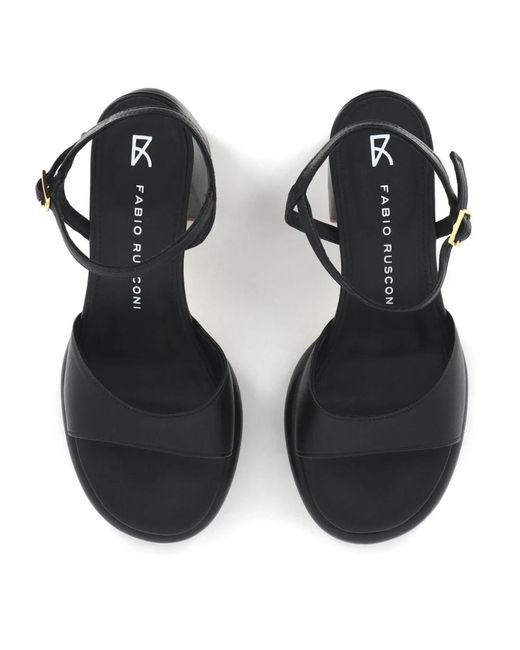 Shoes > sandals > high heel sandals Fabio Rusconi en coloris Black