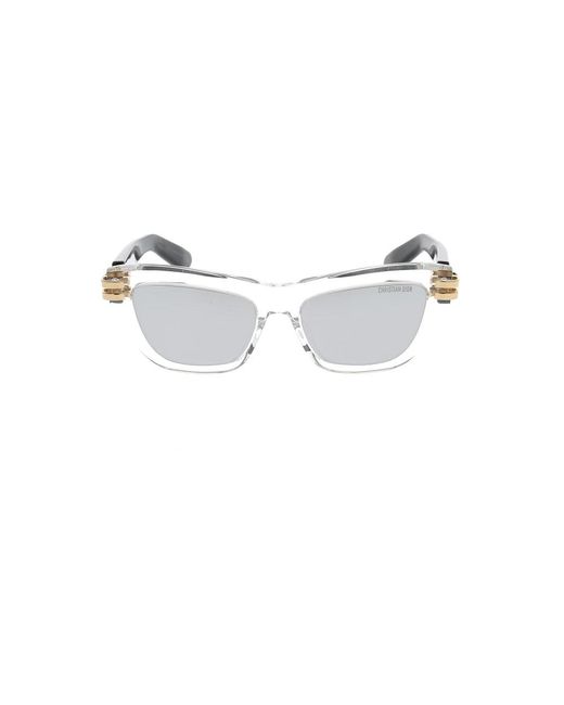 Dior Accessoires ,Grijs ,Stijlvolle Zonnebril Met Tijdloos Design in het Gray