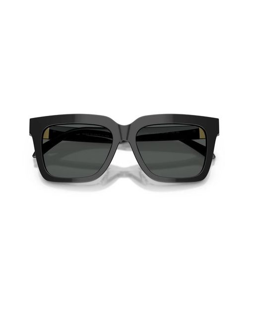 Versace Black Eckige Sonnenbrille