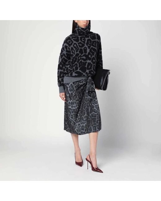 Stella McCartney Truien & Vesten ,Zwart ,Stijlvolle Dolcevita Sweaters in het Black