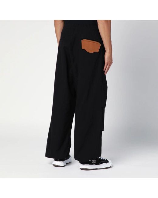 Wide Trousers Maison Mihara Yasuhiro de hombre de color Black