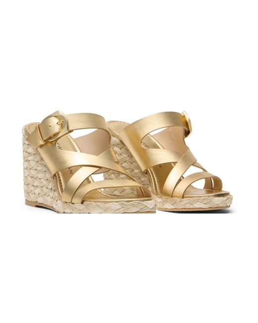 Stuart Weitzman Metallic Wedges