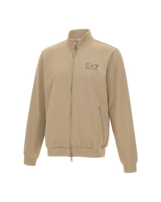 EA7 Natural Zip-Throughs for men