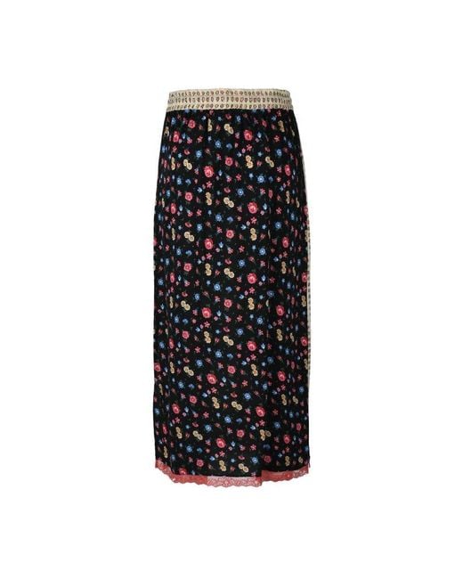 Semicouture Natural Maxi Skirts