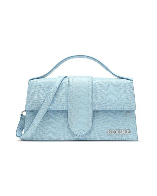 Jacquemus Blue Blaue Schultertasche Le Grand Bambino