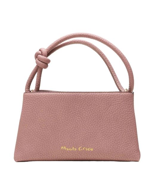 Manila Grace Pink Knoten tasche - stilvoll und kompakt ila grace