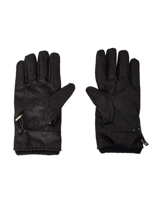 Gucci Black Gloves for men
