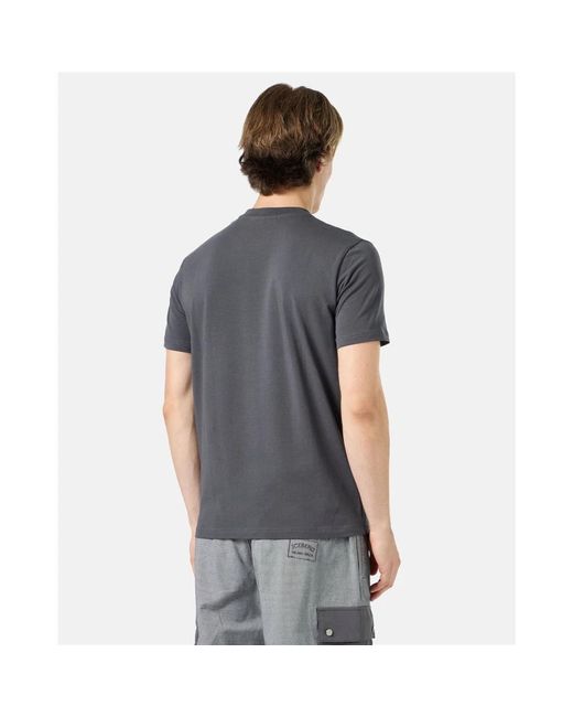 Iceberg Tops ,Grijs ,Grijs Slim-Fit T-Shirt in het Gray voor heren