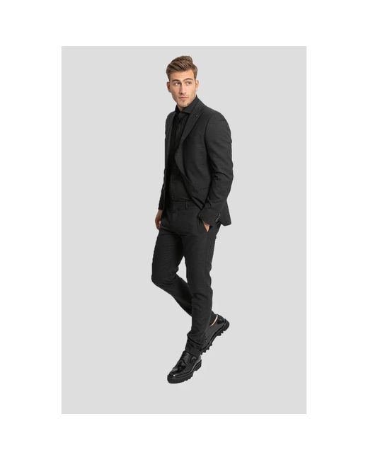 Corneliani Single Breasted Suits in het Black voor heren