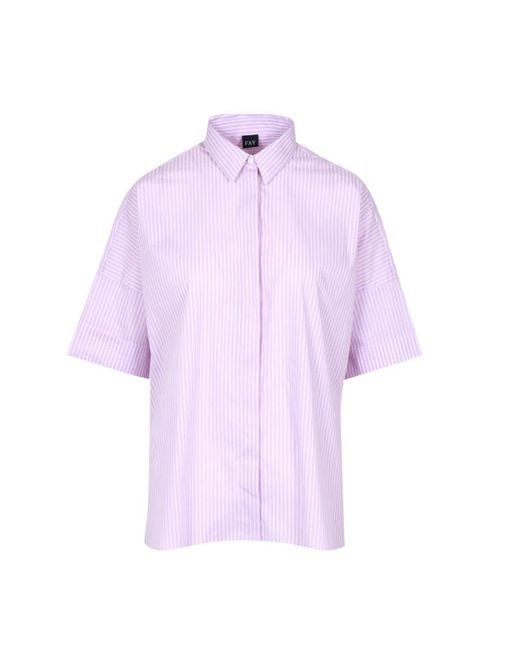 Fay Purple Lavander Hemd
