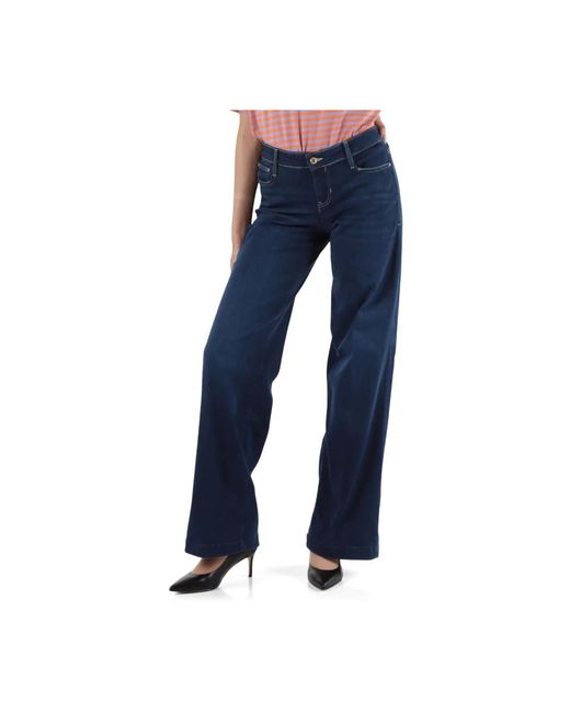Jeans > wide jeans Guess en coloris Blue