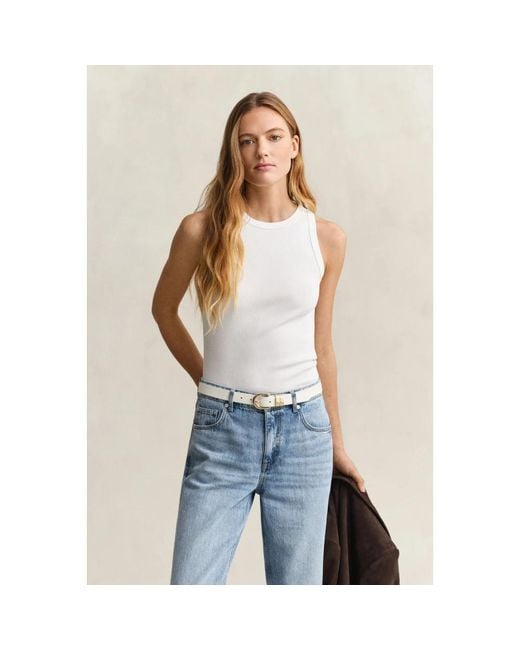 Gant T-Shirt in het White