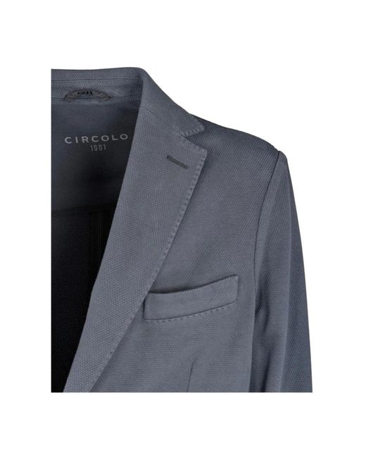 Circolo 1901 Blue Blazers for men