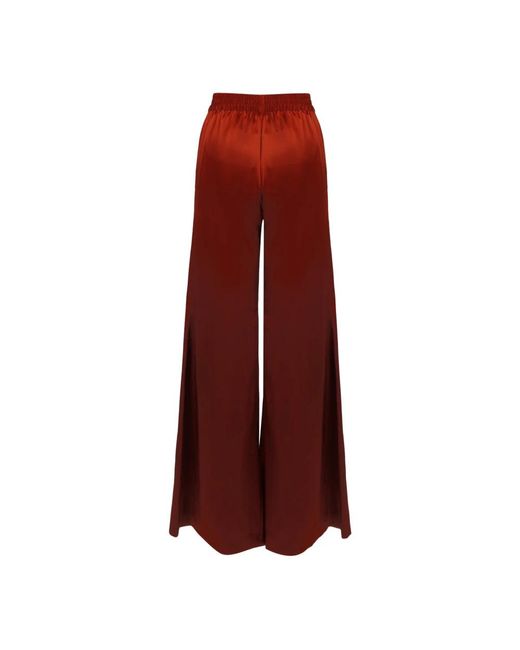 Gianluca Capannolo Red Wide Trousers