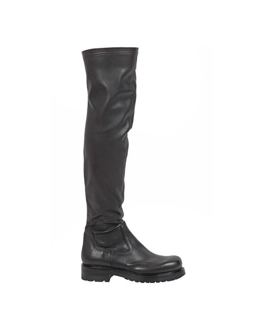 Elena Iachi Black Over-Knee Boots