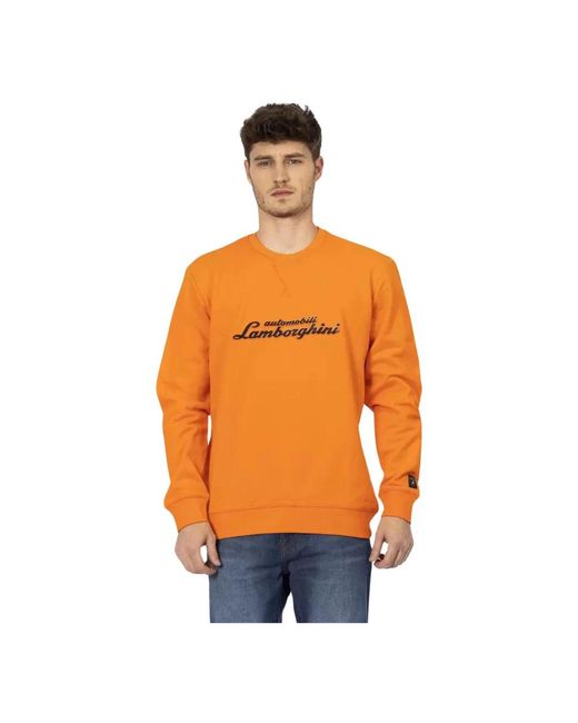 Automobili Lamborghini Orange Sweatshirts for men