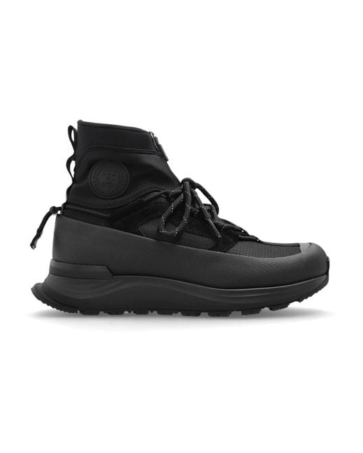 Canada Goose Women's Black Lace-Up Boots