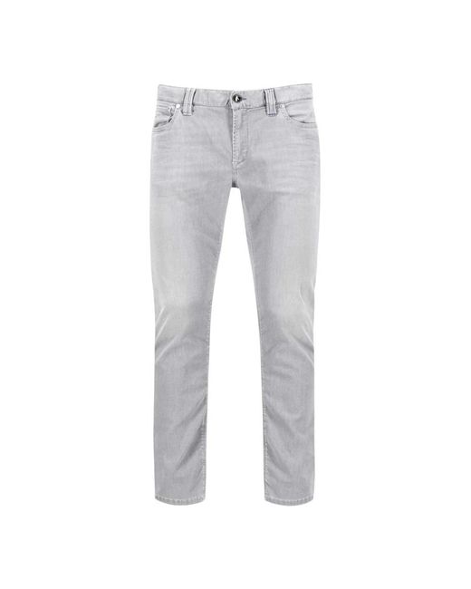 ALBERTO Gray Slim-Fit Jeans for men