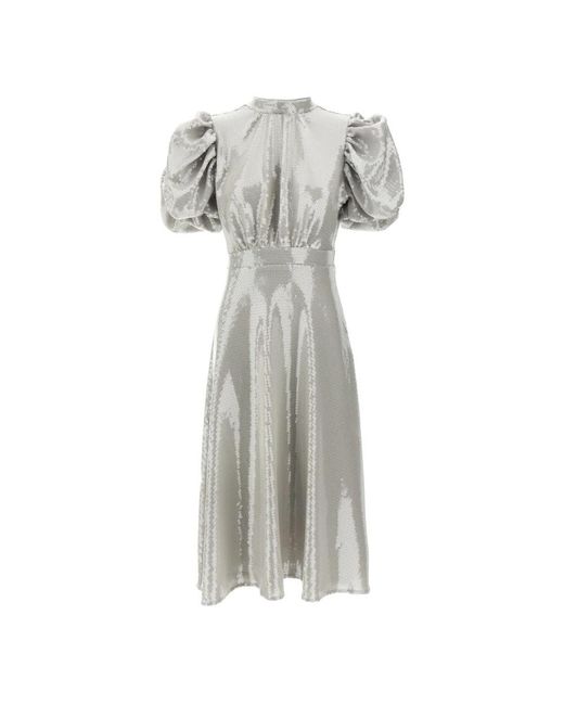 ROTATE BIRGER CHRISTENSEN Gray Party Dresses
