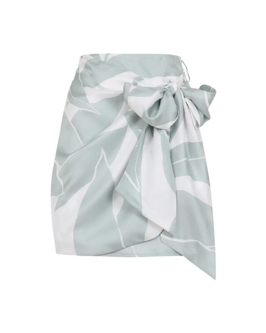 Max Mara Blue Short Skirts